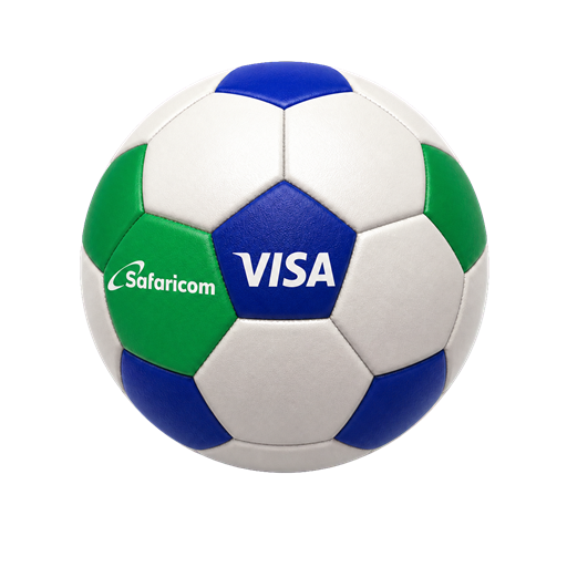 Safaricom and Visa branded football